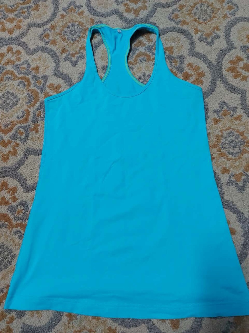 Lululemon light blue racerback tank top
